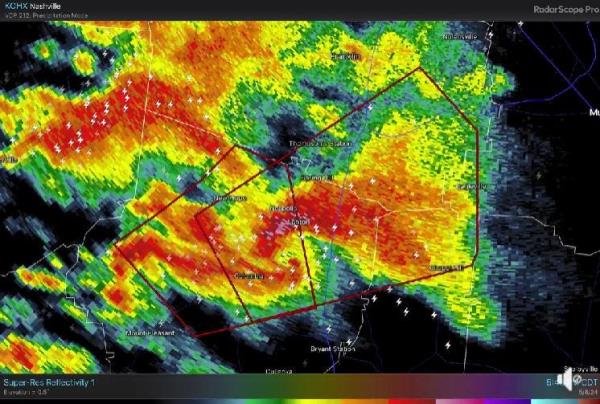 The Natio<em></em>nal Weather Service issued a tornado warning Wednesday for parts of Columbia, Mt. Pleasant and the surrounding areas, which resulted in many downed trees, power lines and other damage.