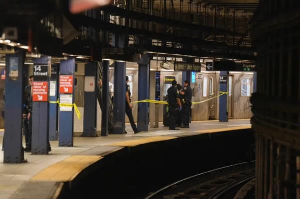 The 32-year-old was found fatally stabbed inside the subway Saturday morning. 