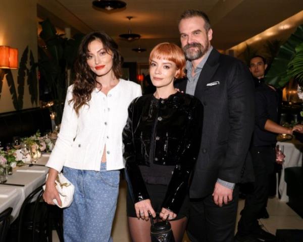 Mandatory Credit: Photo by Matteo Prandoni/BFA.com/Shutterstock (14099903ax) Phoebe Tonkin, Lily Allen, David Harbour CHANEL AND W MAGAZINE DINNER TO CELEBRATE SOFIA COPPOLA ARCHIVE 1999-2023 IN NEW YORK CITY, Indochine, NYC, Manhattan, New York, United States - 14 Sep 2023