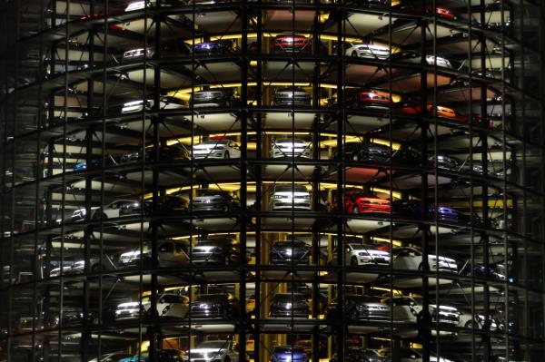 Parking tower at the Autostadt