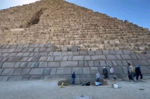 The Pyramid of Menkaure.