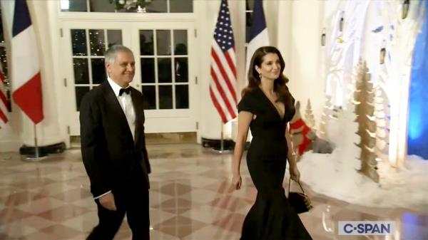 Joe and Sarah Kiani in formal wear at the White House