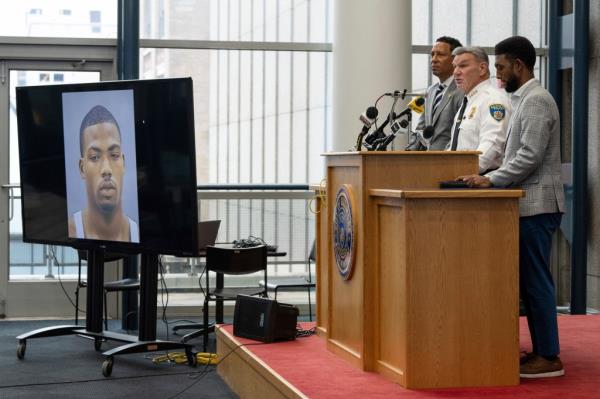 Maryland officials held a press co<em></em>nference on Tuesday, providing updates on LaPere's murder while displaying an old mugshot of Billingsley.