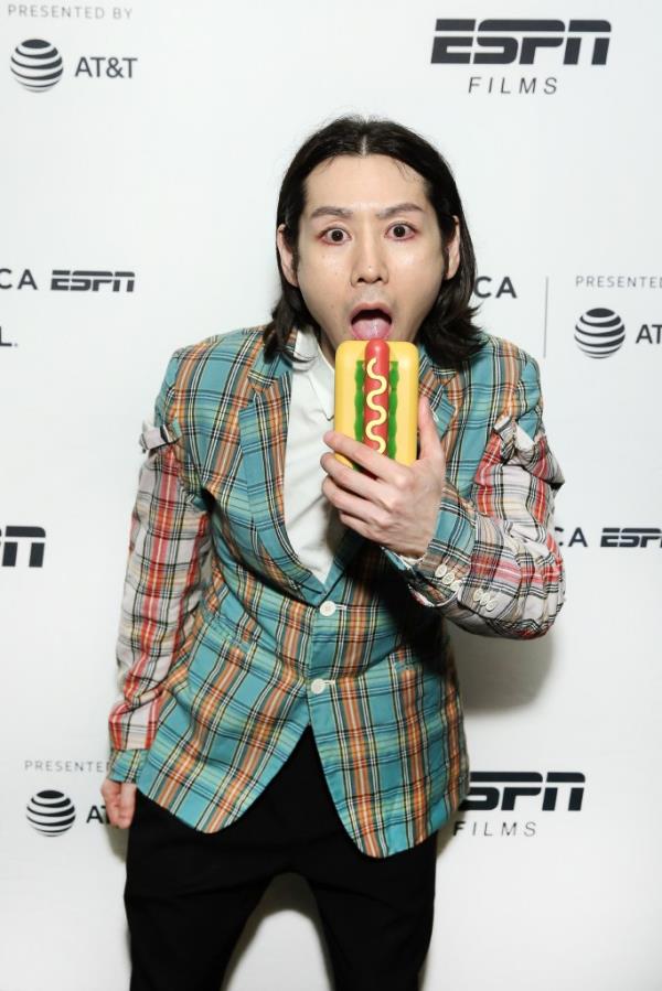 Competitive eater Takeru Kobayashi  attends the Tribeca Film Festival after-party for 