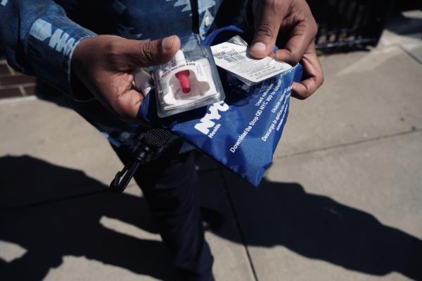 Items from the city's new drug-themed vending machine. 