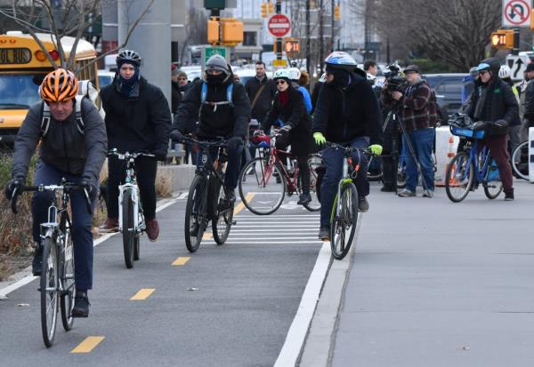 The city is also awash in hundreds of miles of bike lanes, which have also reduced space for cars and drivers.