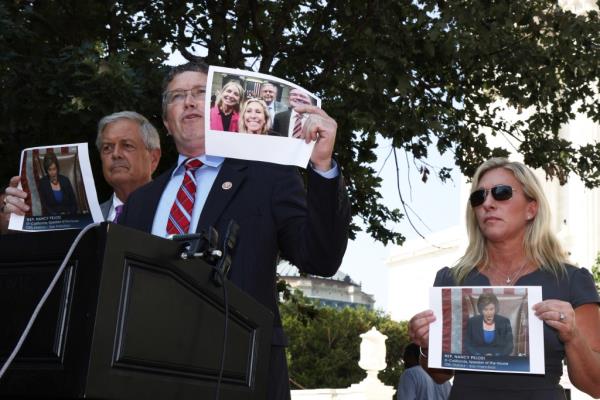 Thomas Massie and Marjorie Taylor Greene.