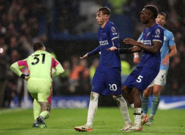 Cole Palmer scored Chelsea's late equaliser against his old club Manchester City 