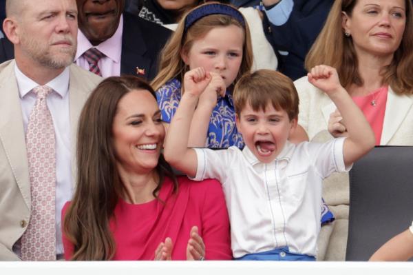 During a flyover at the Queen's Platinum Jubilee in 2022, Prince Louis was seen covering his ears. 