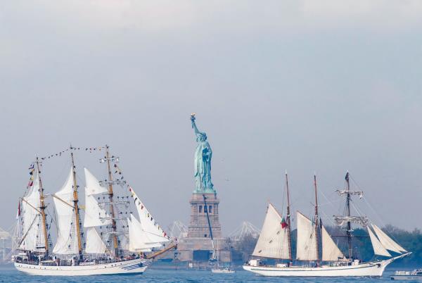 New York and New Jersey will host a tall ship flotilla for the USA's 250th.