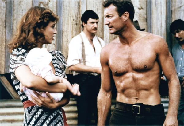 Rachel Ward and Bryan Brown in 