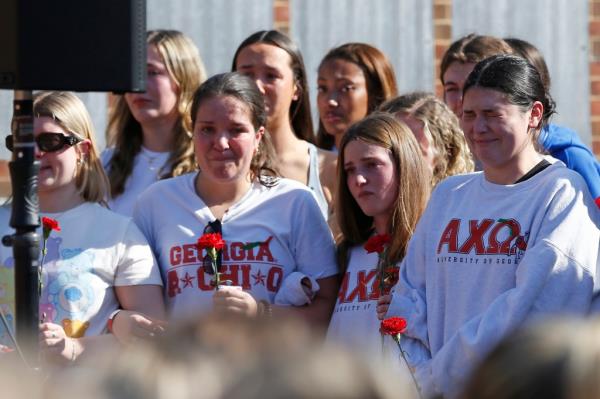 Riley was mourned on campus at the University of Georgia, which she attended through last year.