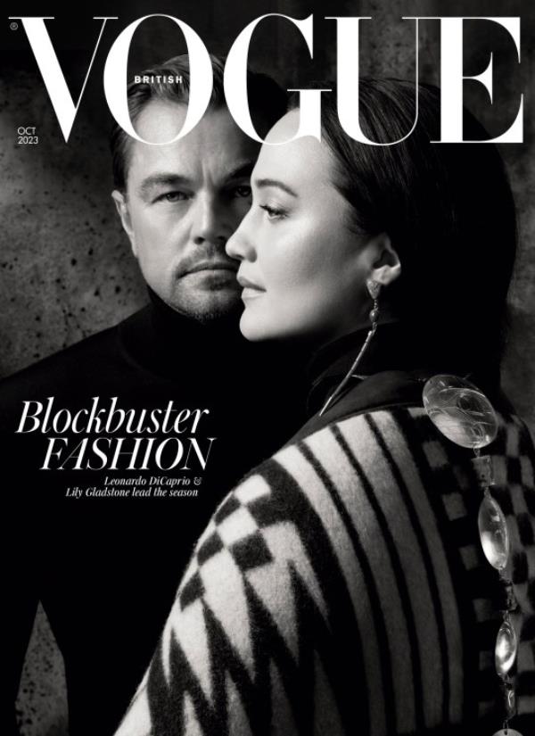 LEo<em></em>nARDO DICAPRIO AND LILY GLADSTONE.