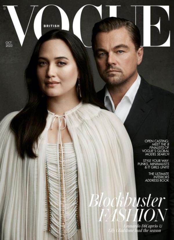 LEo<em></em>nARDO DICAPRIO AND LILY GLADSTONE. 