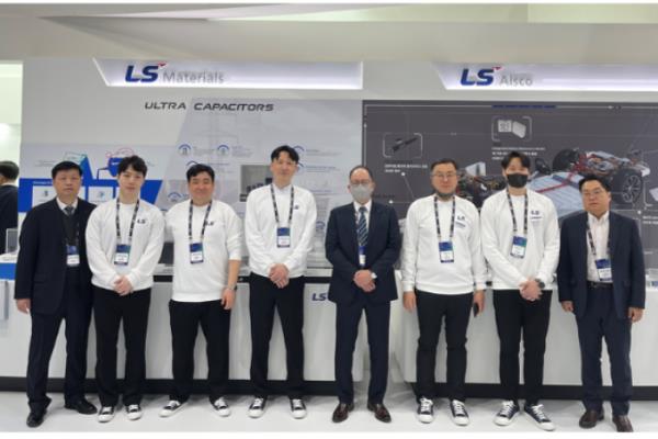 S　Materials　and　LS　Alsco's　booth　at　the　InterBattery　2023　exhibition　in　Seoul,　Korea,　in　March　2023 