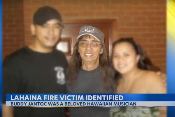 Buddy Jantoc was named one of the 106 people killed in the Maui wildfire.