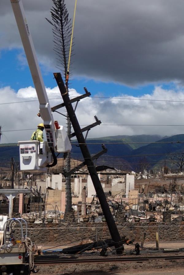 The local power utility has already faced criticism for not shutting off power as strong winds buffeted a parched area under high risk for fire.