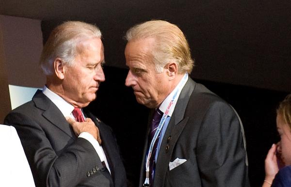 Democratic Vice Presidential candidate Joe Biden (L) and his brother James Biden during the Democratic Natio<em></em>nal Co<em></em>nvention in Denver.