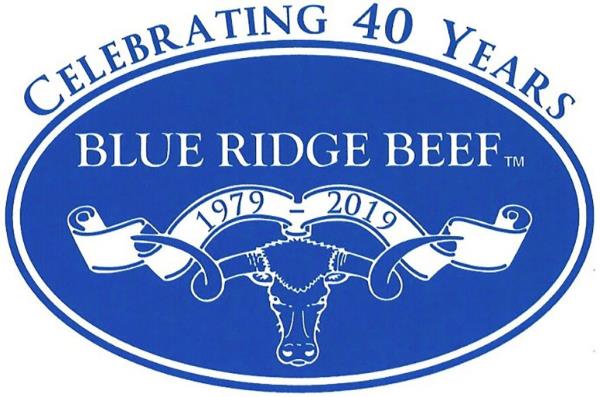 Blue Ridge Beef company logo.