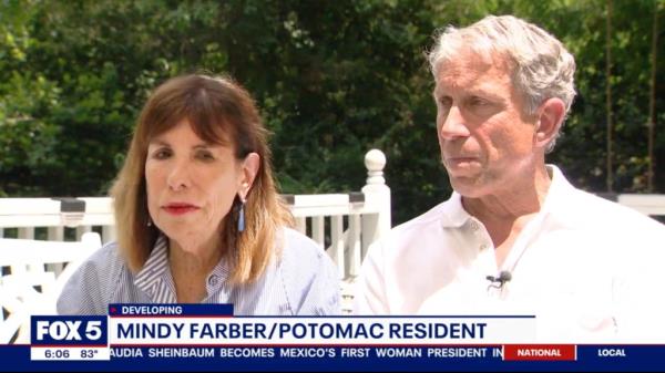 Mindy Farber and her husband John Camp live across the street from the home wher<em></em>e the party took place.