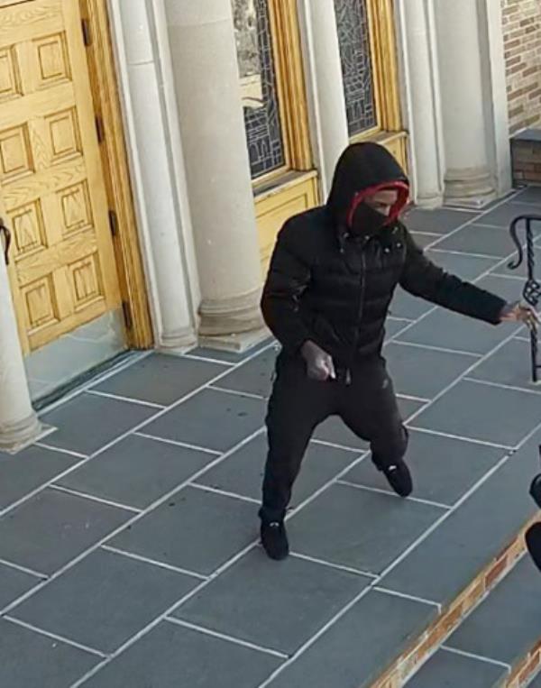 Head shot of woman who was pushed down the stairs of her church in Queens.