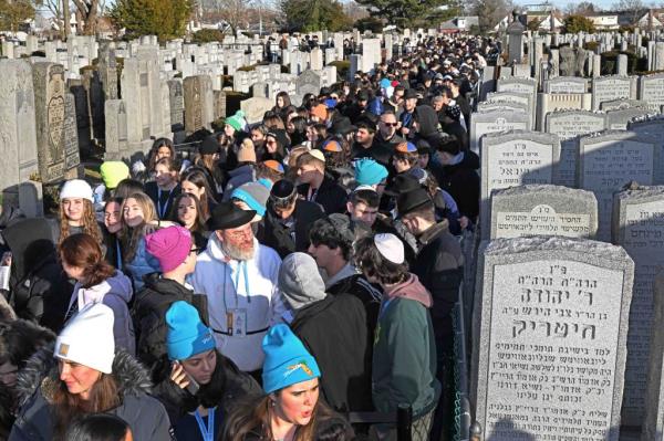 gravesite of the late Rabbi Menechem Schneerson