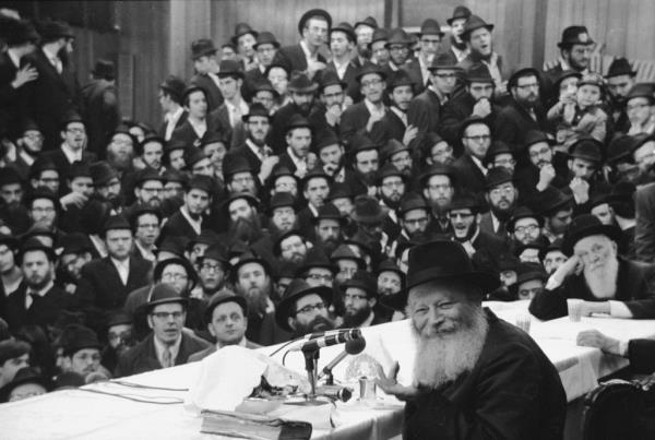 Russian-born Orthodox Jewish Rabbi Menachem Mendel Schneerson