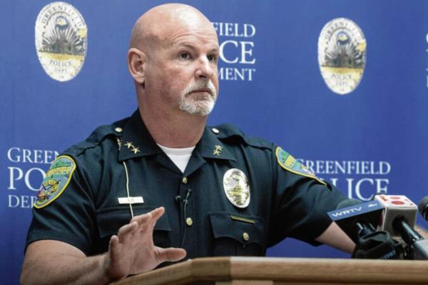 Greenfield Police Department (GPD) Chief of Police, Brian Hartman met the media Friday afternoon after his officers wrapped their four-week investigation into the death of Sammy K. W. Teusch.