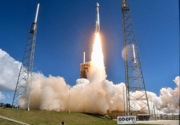 A United Launch Alliance Atlas V rocket and Boeing Starliner capsule lift off from Cape Canaveral Space Force Station on June 5, 2024.</p>

<p>　　