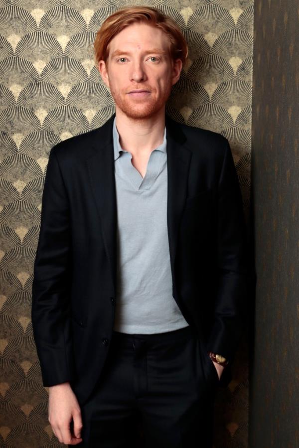 Domhnall Gleeson looking serious. 