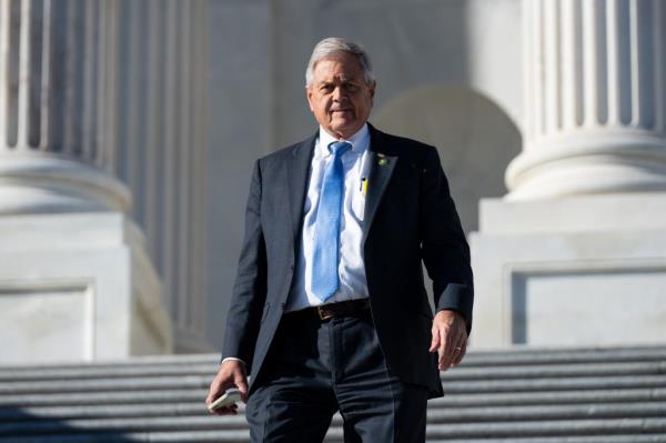 Rep. Ralph Norman, R-S.C., walks down the House steps after the final votes of the week as members of Co<em></em>ngress head home for the holiday recess on Thursday, December 14, 2023.