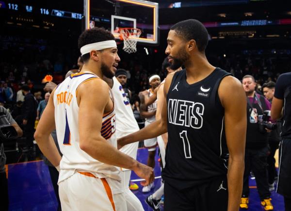 Devin Booker and Mikal Bridges.