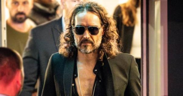 Russell Brand leaves the Troubabour Wembley Park theatre in north-west Lo<em></em>ndon after performing a comedy set. He faces claims a<em></em>bout his sexual behaviour at the height of his fame. He has vehemently denied the allegations