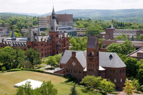 Cornell University buildings viewed from McGraw Tower