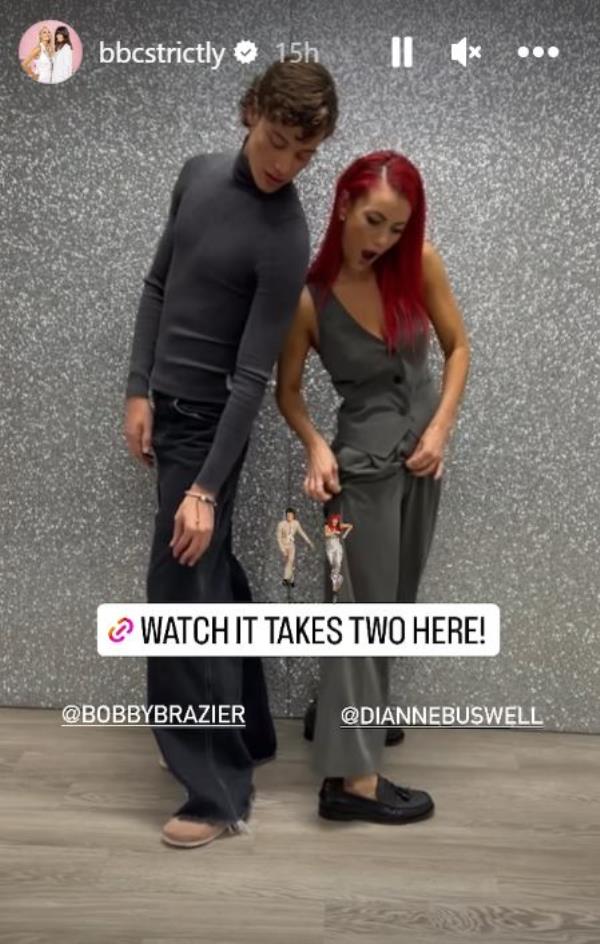 Bobby Brazier and Dianne Buswell.