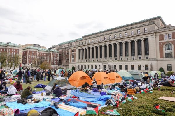 Columbia outdoor protest