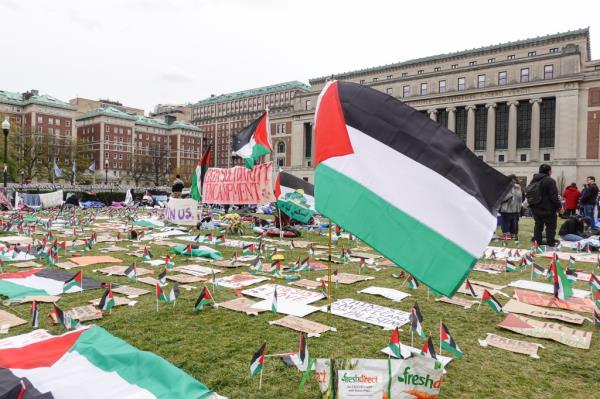 Columbia outdoor protest