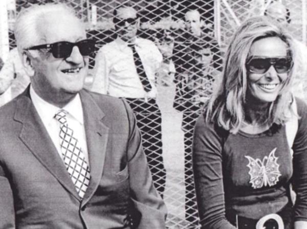 Enzo Ferrari and Fiamma Breschi