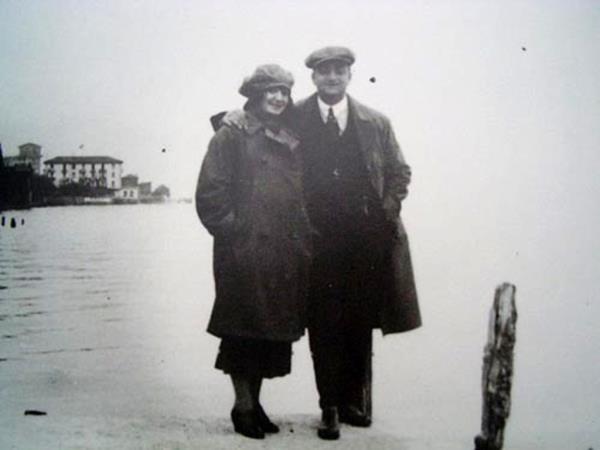 Laura and Enzo Ferrari