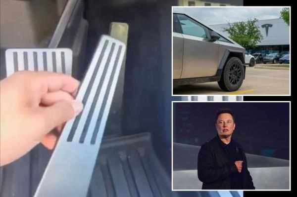 Elon Musk unveiling the all-electic Tesla Cybertruck at Tesla Design Center in Hawthorne, California.