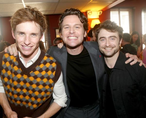 Eddie Redmayne, Jo<em></em>nathan Groff and Daniel Radcliffe