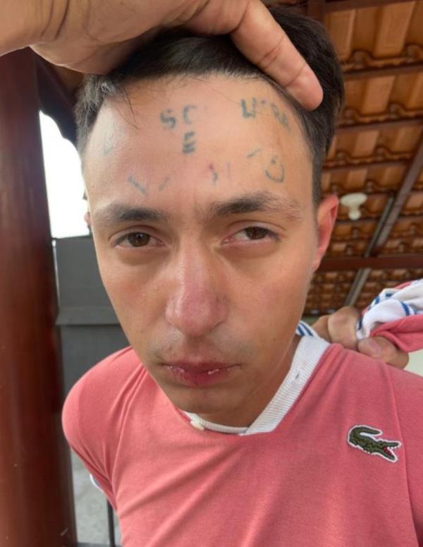 Ruan Rocha da Silva was forcibly tattooed in 2017.