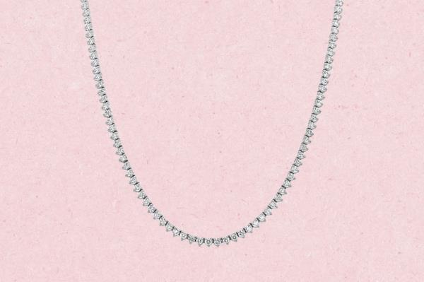 A diamond necklace