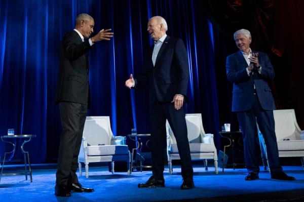 Barack Obama, Joe Biden, Bill Clinton