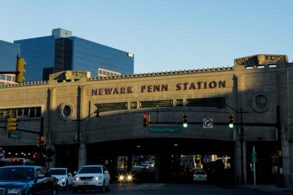 General view of Newark  Penn Station