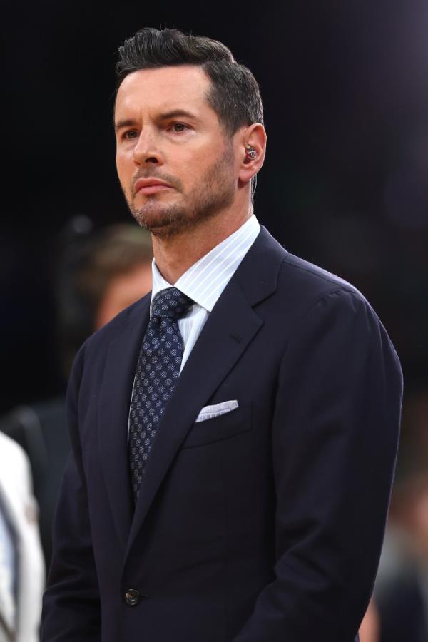 JJ Redick is seen prior to Game 2 of the 2024 NBA Finals between the Boston Celtics and the Dallas Mavericks at TD Garden on June 09, 2024 in Boston, Massachusetts.