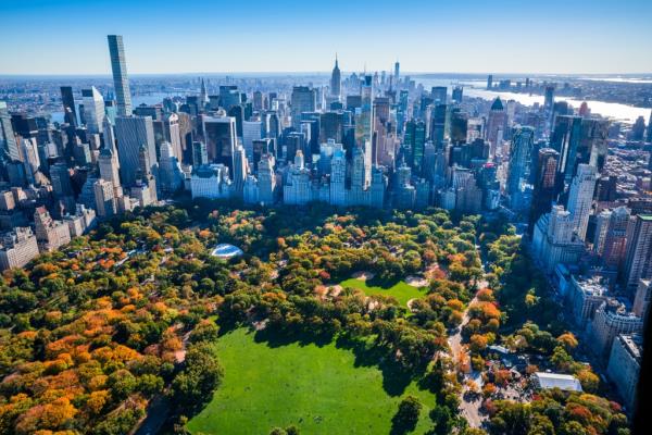 The number of tourists visiting New York -- and its attractions such as Central Park -- is on the rise as well.