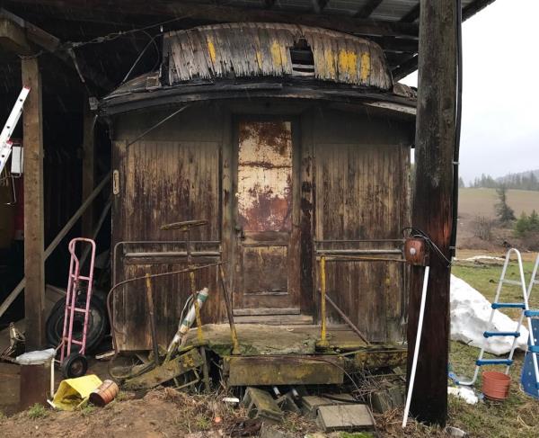 his dad purchasing a 120-year-old train car for $2,000.