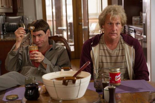 Jim Carrey and Jeff Daniels in 