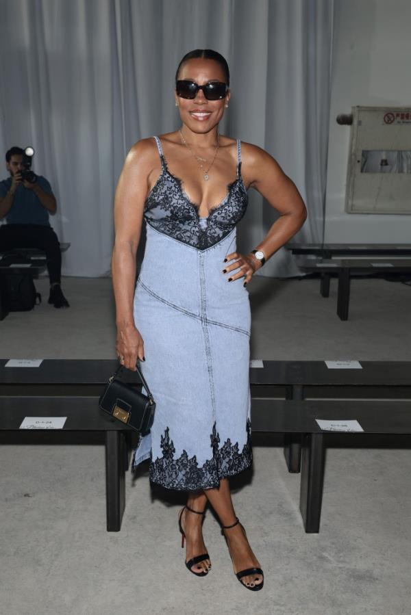 Karen Pittman attends Phillip Lim's NYFW show.